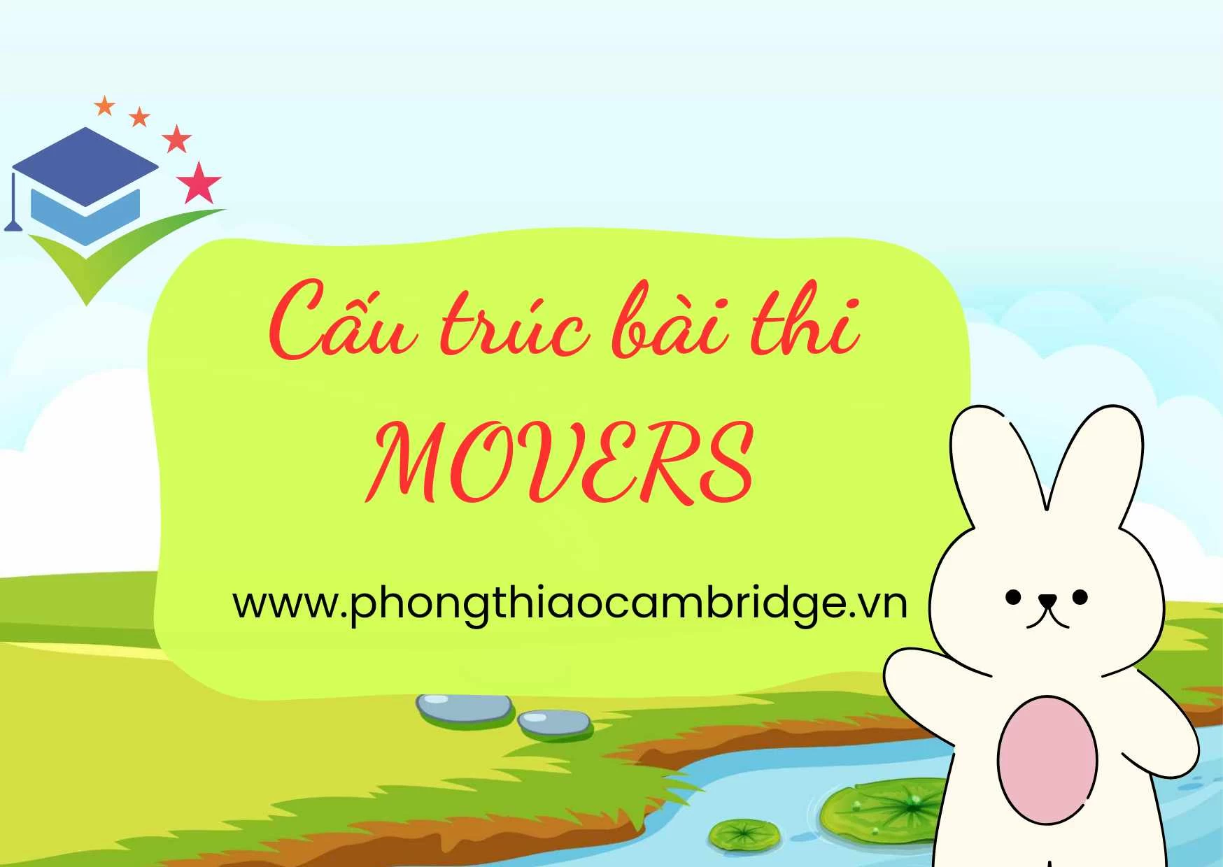 Cấu trúc bài thi Movers gồm bao nhiêu phần? [Thông tin cần biết]