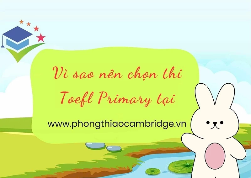 Vì sao nên chọn thi Toefl Primary tại Phongthiaocambridge? [Tìm hiểu chi tiết]